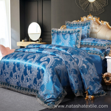 Luxury 100% cotton lace Bedding Set